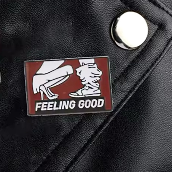 Feeling Good Sexy Enamel Pin - Adult Humor Brooch with Funny Quote - Picture 6 of 8